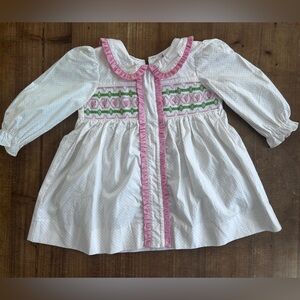 Stitchy Fish smocked dress